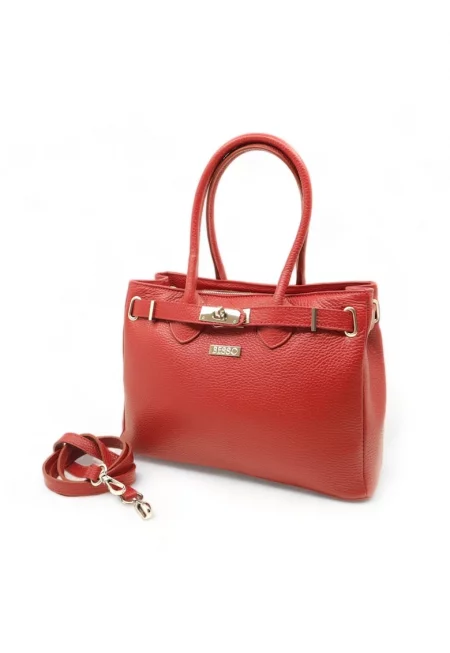 Дамска чанта Tradizione Elegante от естествена кожа - Червен