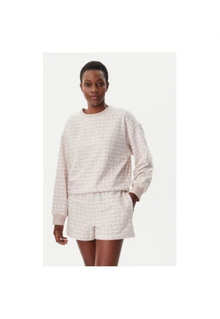 Дамска пижама -  305145659 - Памук/Полиестер - Бежов