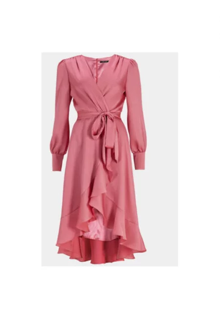 Дамска рокля -  303551926 - Полиестер - Розов