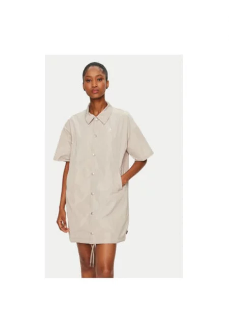 Дамска рокля -  304038068 - Полиестер - Бежов