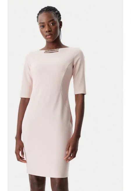 Дамска рокля - Ринасименто - 305317919 - Полиестер - Розов