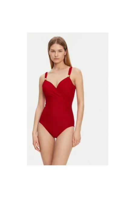 Дамски бански костюм -  305152695 - Полиамид/Еластан - Черен - Черен