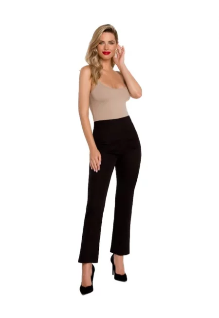 Дамски елегантен панталон Маковер Кларамур черен - Черен