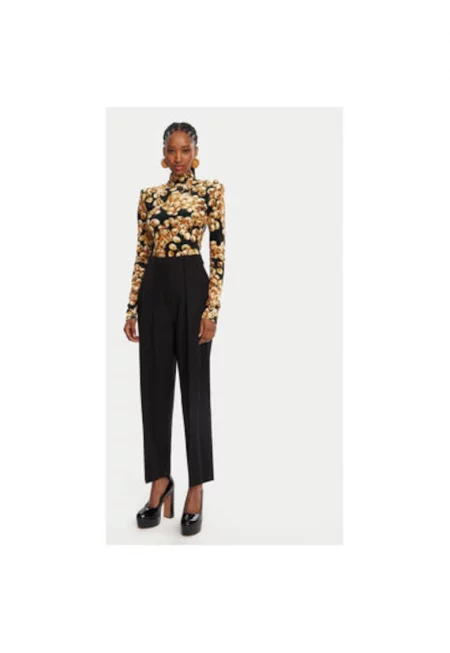 Дамски панталон -  305313492 - Вълнен - 36 EU - Черен