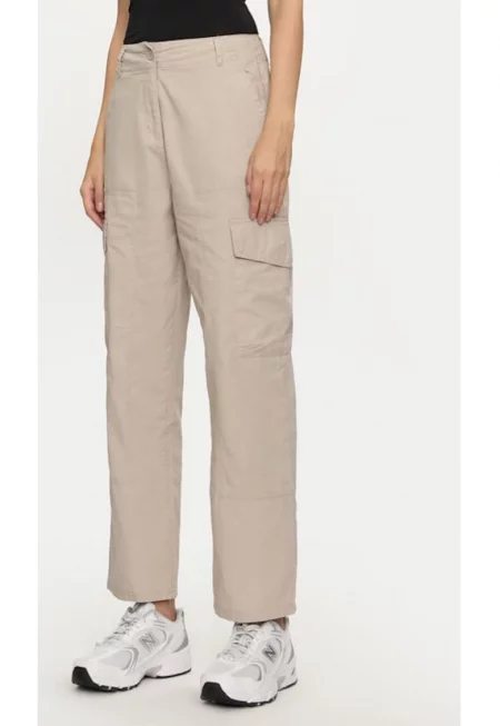 Дамски панталон -  582110 - Сив - Памук