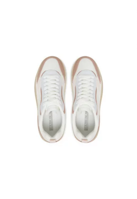 Дамски спортни обувки - NP0A4IR6 -  Естествена кожа - Бял