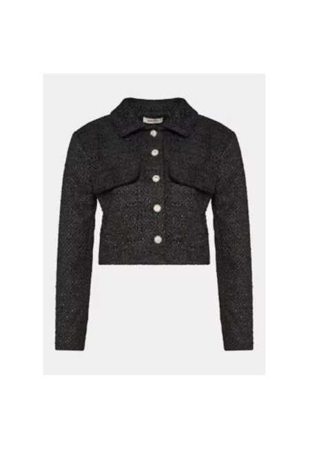 Дамско яке -  303890889 - Полиестер - Черно - Черен