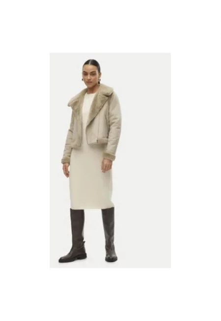 Дамско яке -  304509247 - Полиестер - Сив - Сив