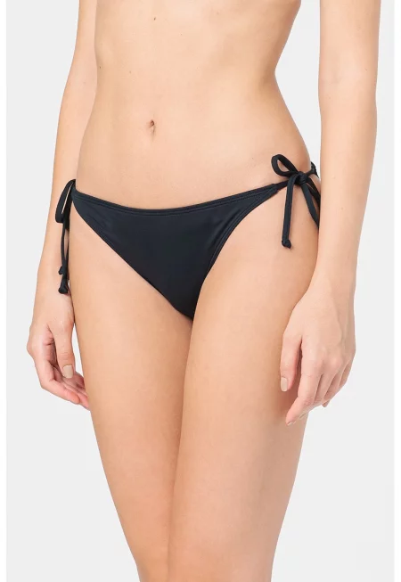 Долна част на бански Beach Classics с връзки встрани - Черен