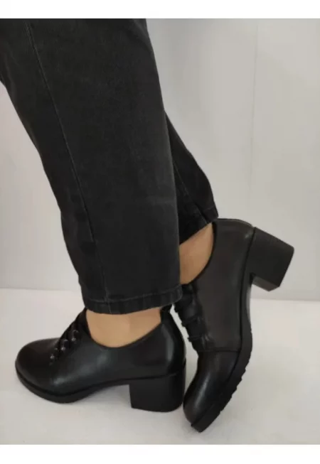 Ежедневни дамски обувки  60021A 01-N Черни - Черно - Черен