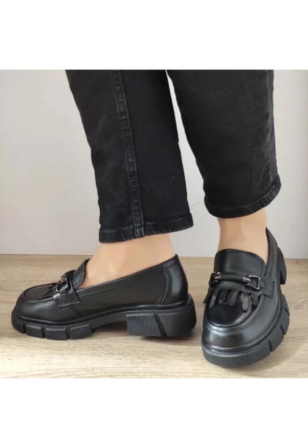 Ежедневни дамски обувки  S89593T Black - черни - Черен