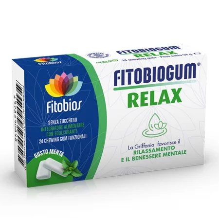 Fitobiogum Relax – За спокойствие и емоционален баланс, 24 дъвки