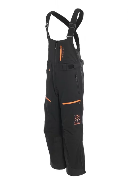 Гащеризон Cork за сноуборд - Черен/Мандарина