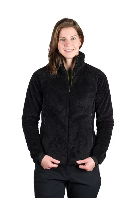 Хайкинг полар Melisa с цип и джобове с цип - Черен