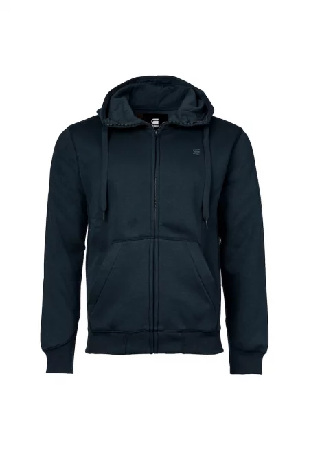 Худи Premium Core с цип и джобове