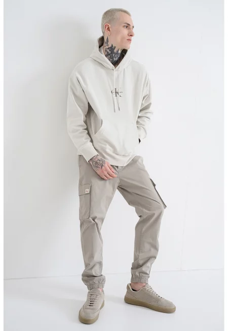 Худи с памук с джоб кенгуру