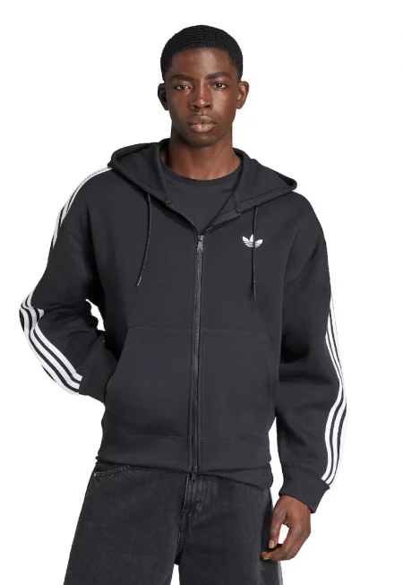 Худи Spacer с цип и скосени джобове