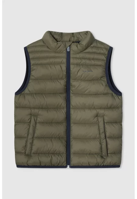 Капитониран елек с цип