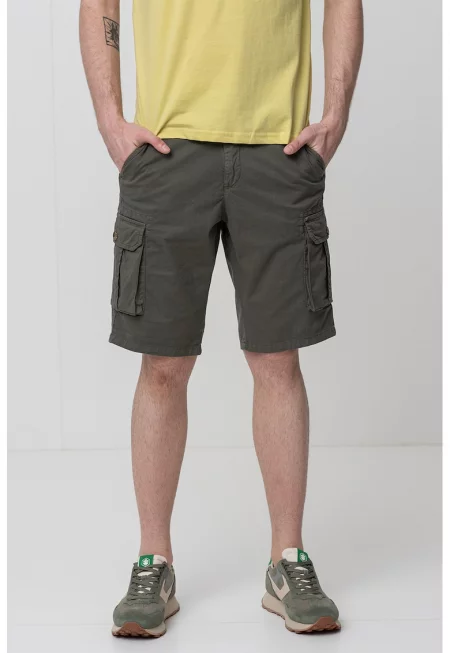 Къс карго панталон - Шам фъстък зелено