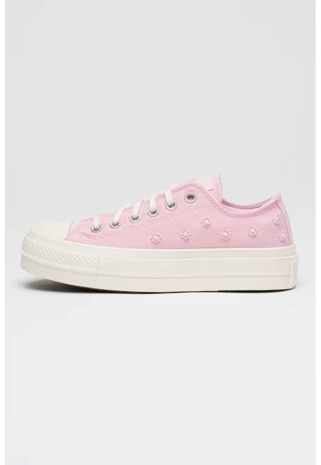 Кецове Chuck Taylor All Star Lift с мъниста - Розово