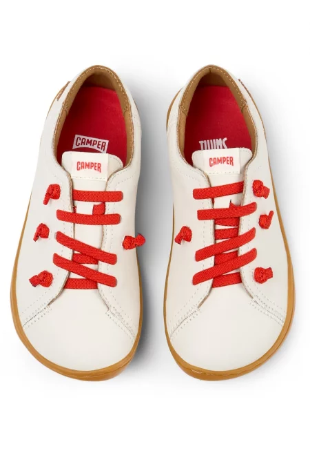 Кожени спортни обувки Peu Cami - Бял