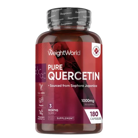 Кверцетин – При алергии и отслабен имунитет, 500 mg, 180 капсули