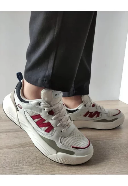 Мъжки спортни обувки  211007 бяло-кремави - 39.5