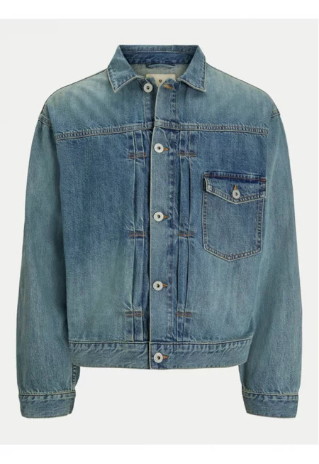 Мъжко яке -  304778070 - Памук - Син - Син