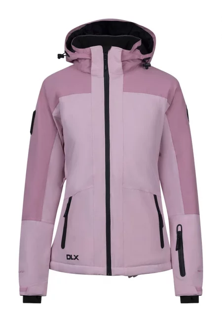 Непромокаемо зимно яке Erika II с качулка - Светлорозов/Розово