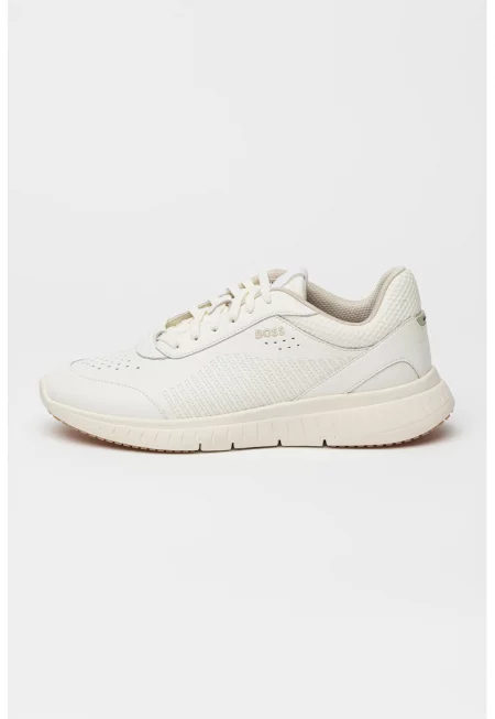 Обувки за бягане Titanis с лого - Мръснобял