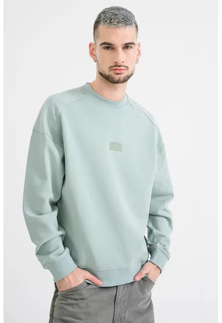 Памучен суитшърт Delast с принт