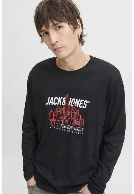 Памучна блуза с лого