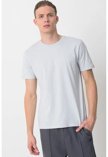 Памучна тениска Tales - Тъмносин