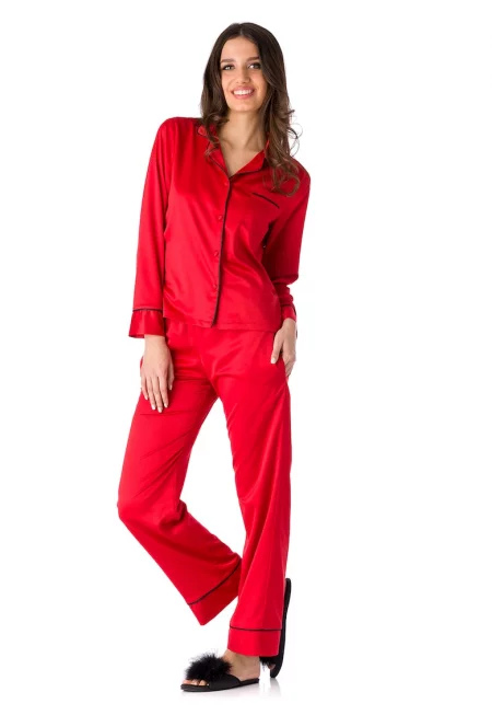 Пижама с джоб на гърдите