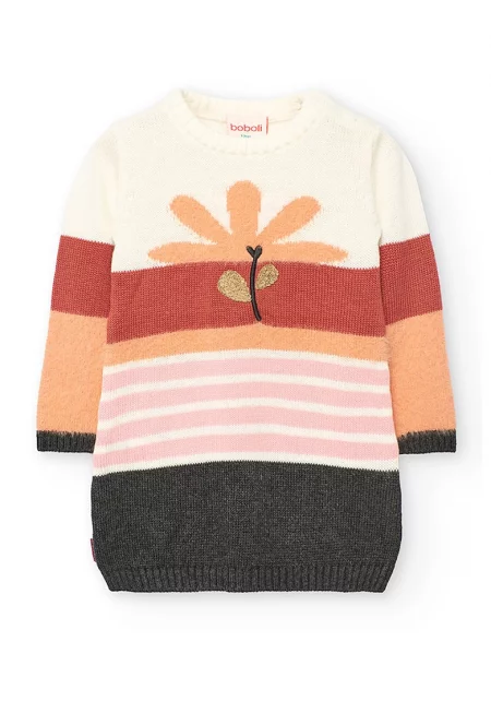 Плетена флорална рокля