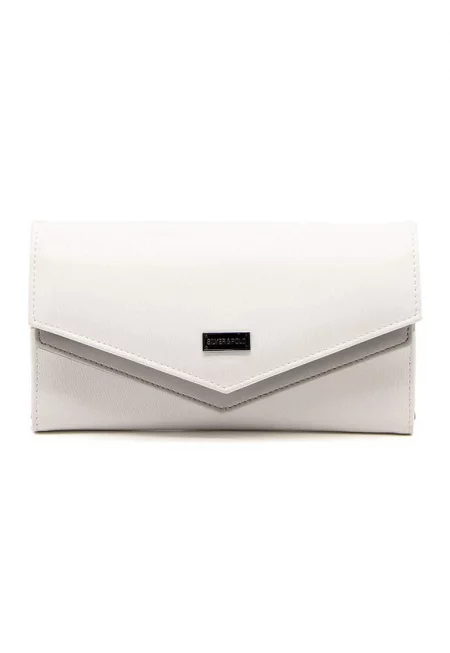 Портмоне от еко кожа - Бял