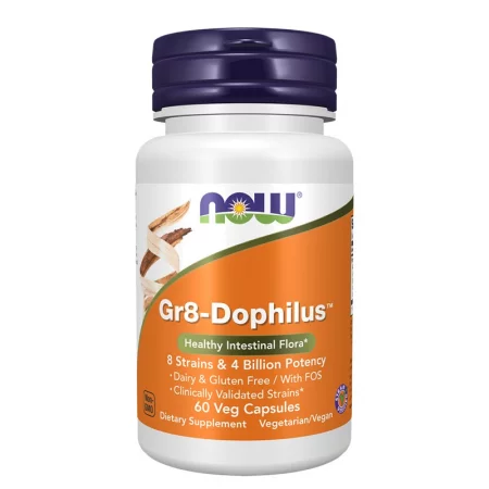 Пробиотици 4 млрд. CFU + 8 щама – Чревен баланс и храносмилане, 60 веган капсули