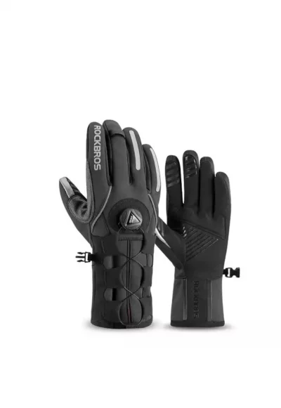 Ръкавици за колоездене с изолация за зимата  Непромокаеми - Черен