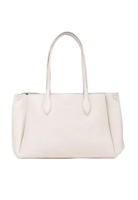 Розова чанта тип shopper от еко кожа -  с две отделения - големи размери