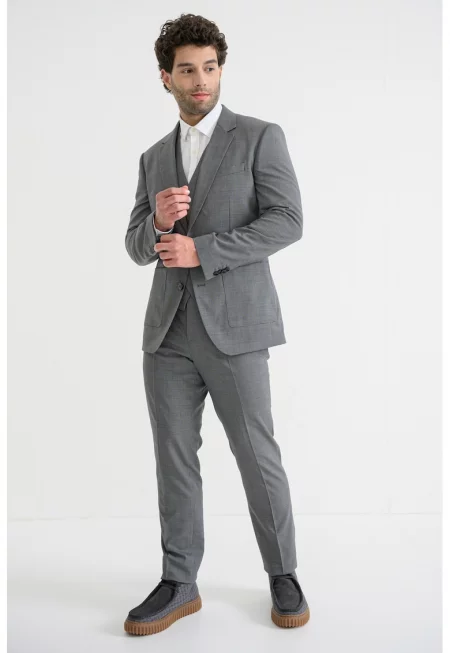 Сако с вълна - елек и панталон