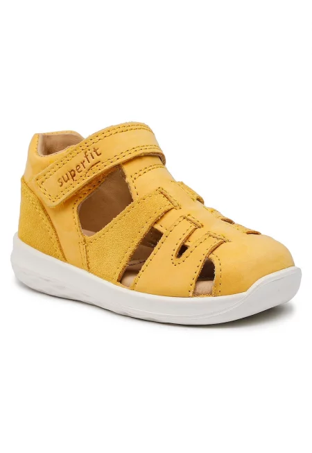 Сандали за момчета - 1-000392-6000 -  Естествена кожа - 19 EU - Жълти