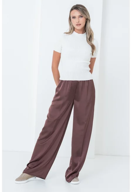 Слим пуловер Sarphapilk - Бял