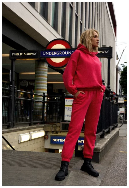 Спортен панталон с джобове -  Многоцветен