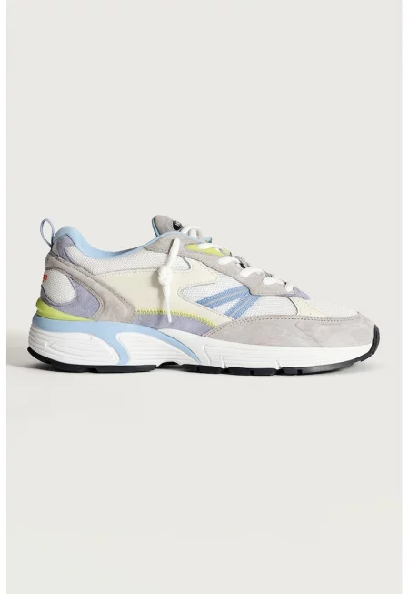 Спортни обувки Early от велур - Пастелносин/Светло сив