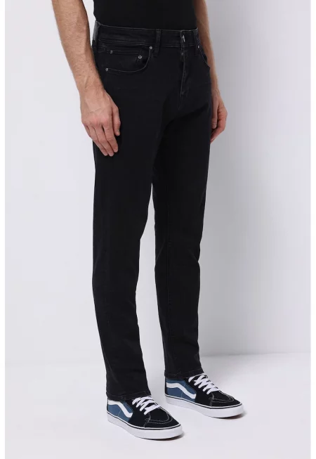 Стандартни дънки с 5 джоба - Черен