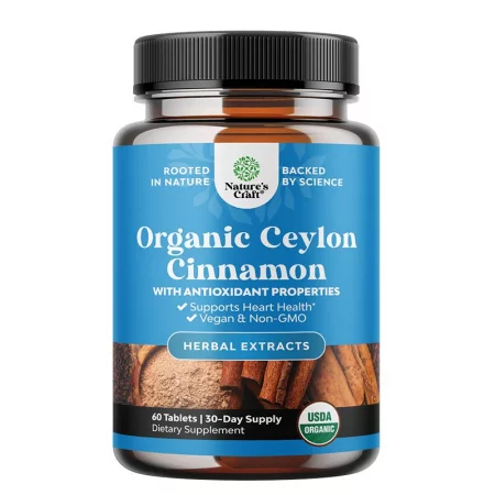 Цейлонска канела (кора) – Кръвна захар и глюкозен метаболизъм, 500 mg, 60 таблетки