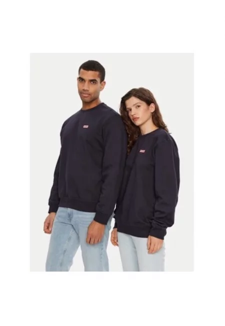 Унисекс суитшърт -  304761409 - Памук - Син - Син