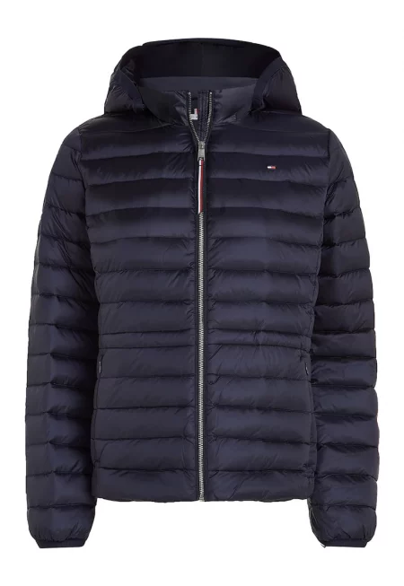 Зимно яке с пухена вата с качулка