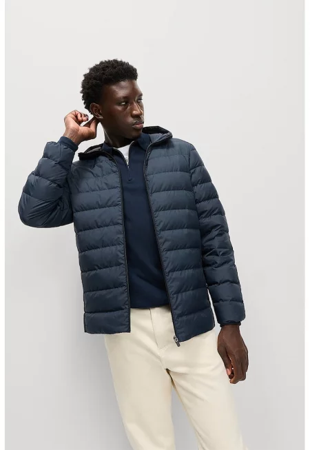 Зимно яке с пухена вата - Ултрамарин синьо