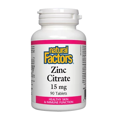 Zinc Citrate/ Цинк (цитрат) 15 mg x 90 таблетки